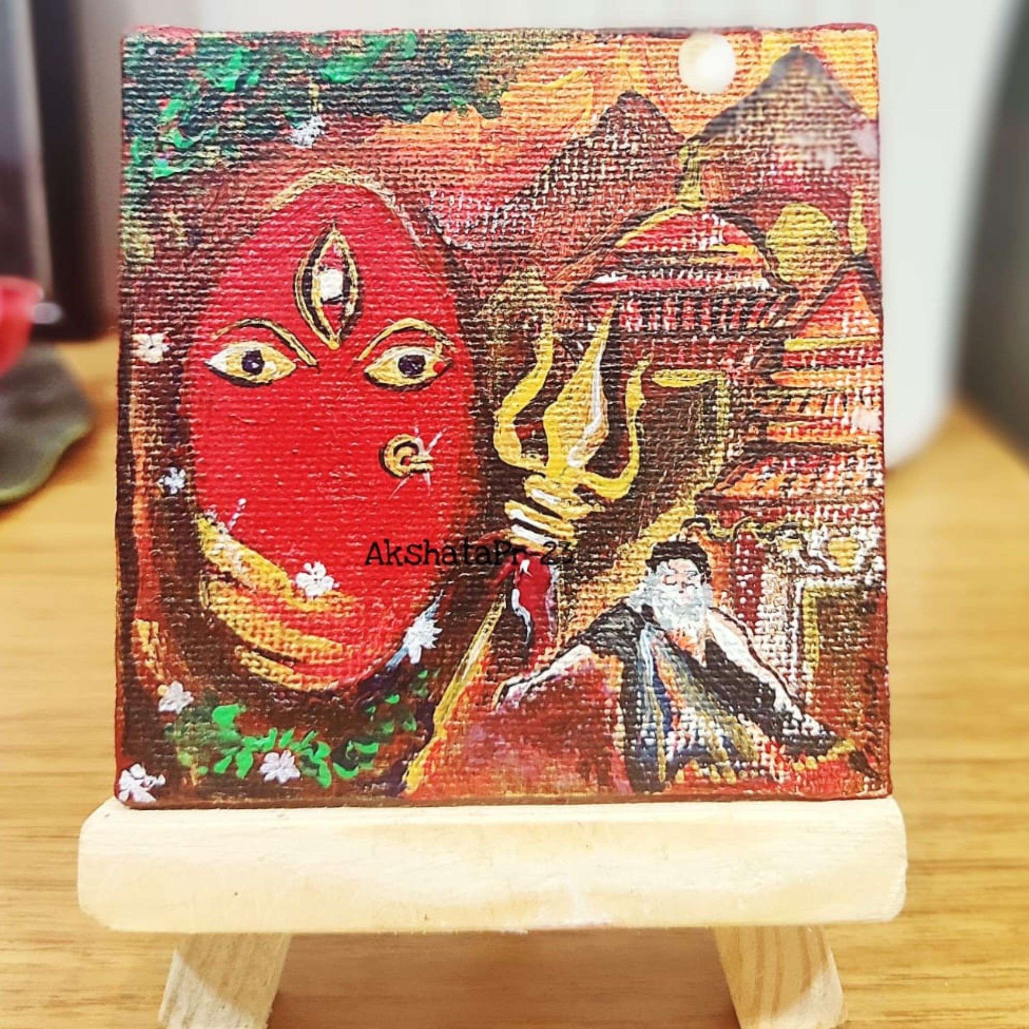 Linga Bhairavi Devi Canvas Painting